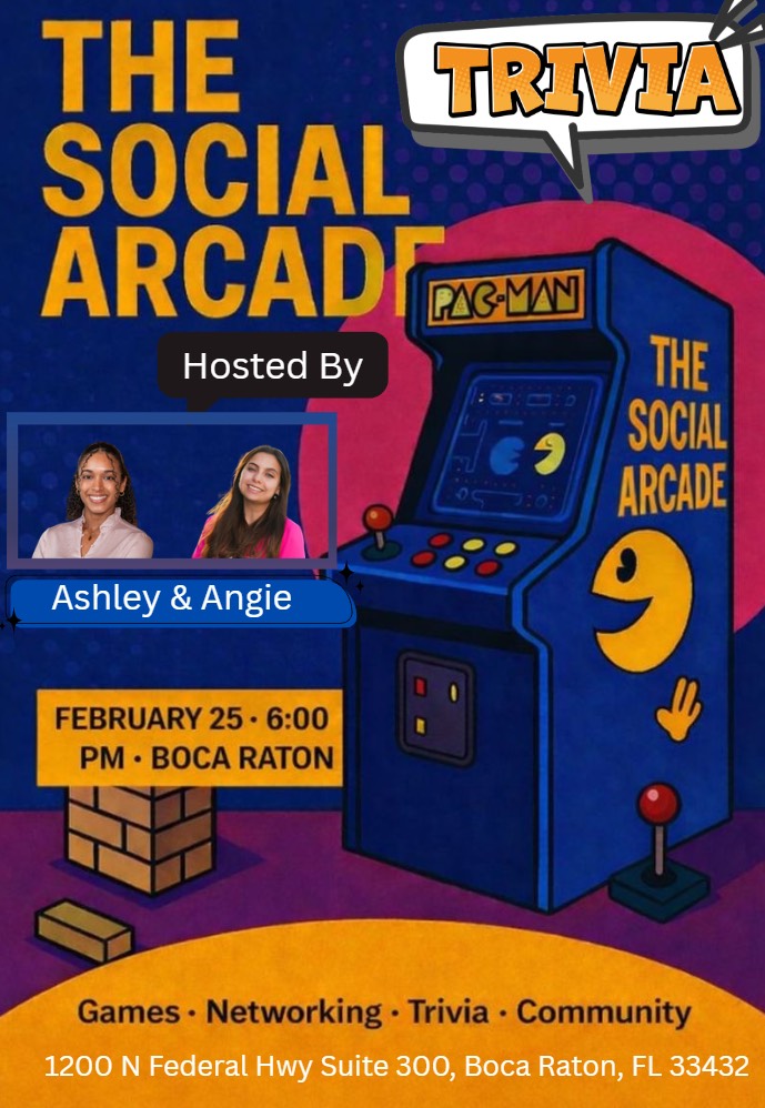 Networking Night with The Social Arcade poster